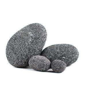 Zen Stone Black Sky Rock Roccia Naturale