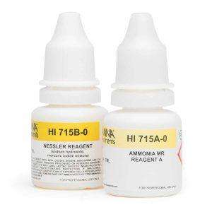 Hanna Instruments โ Reagenti Ammoniaca scala media per fotometro HI-715 (25 test)